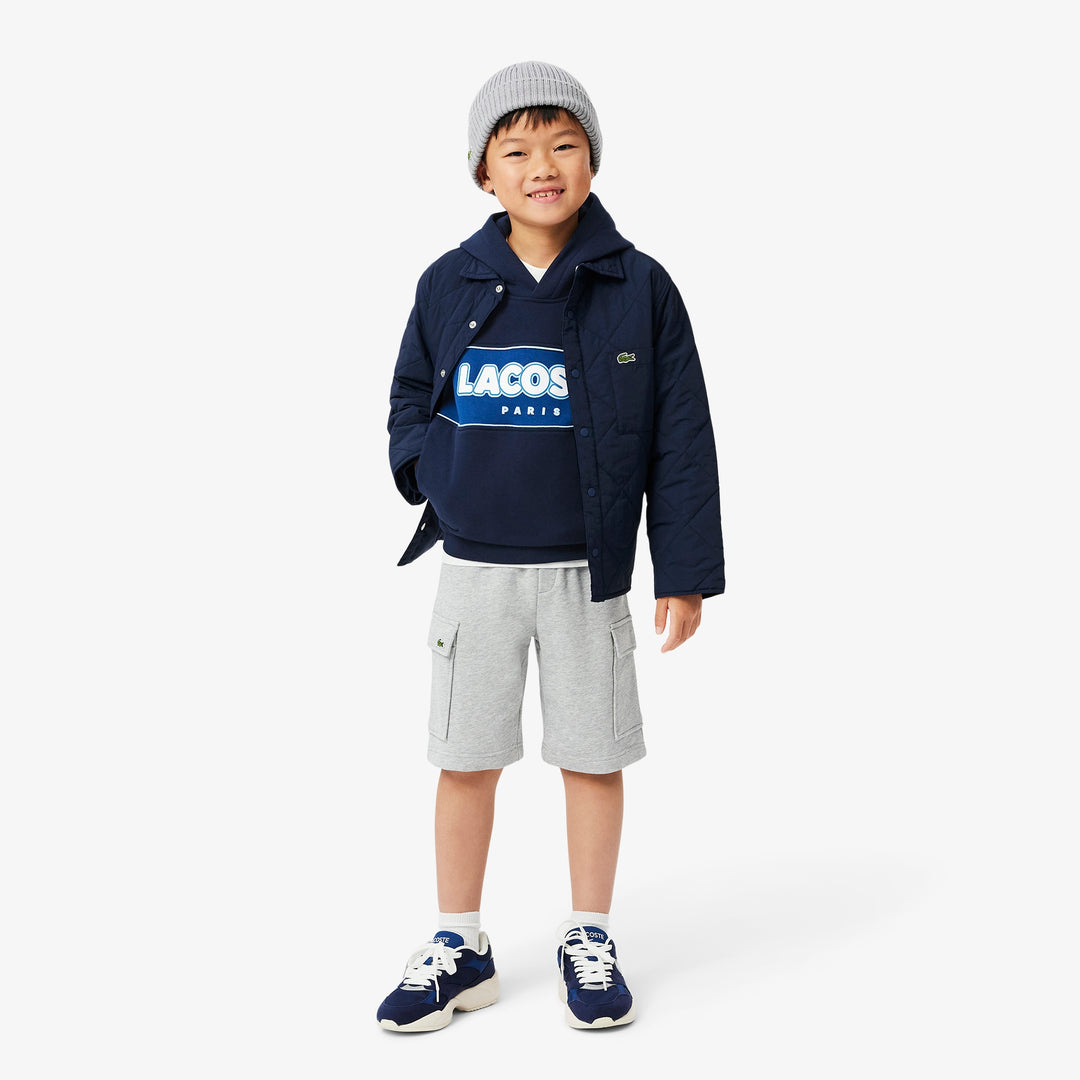 Lacoste Kids' Fleece Contrast Print Sweatshirt