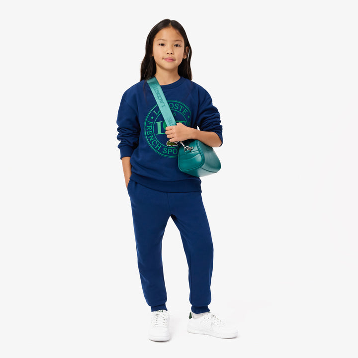 Lacoste Kids' Printed Crew Neck Sweatshirt