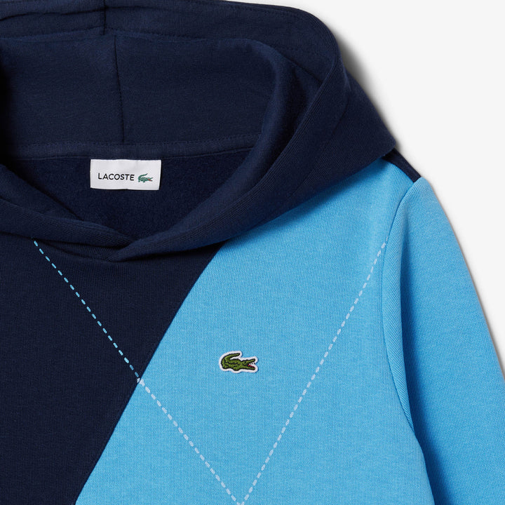 Lacoste Kids' Argyle Motif Hoodie