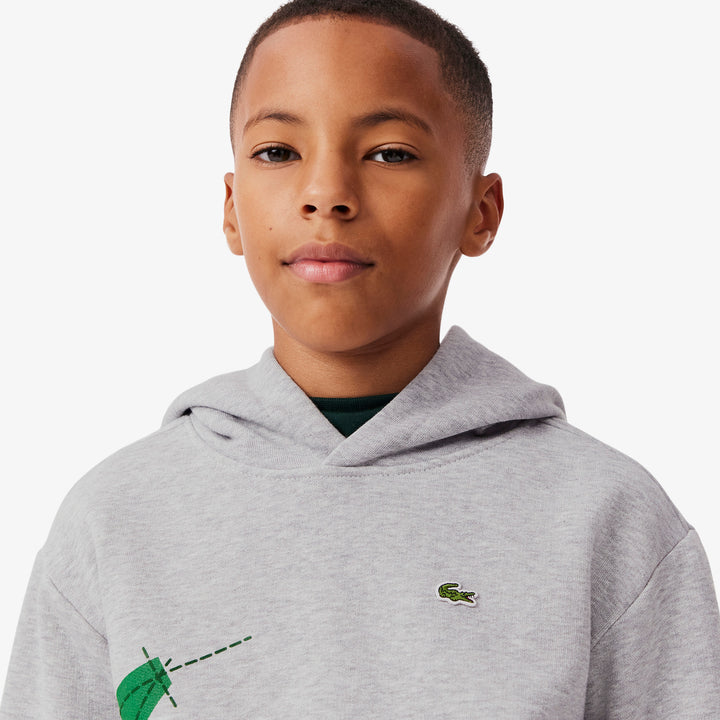 Lacoste Kids' Crocodile Graphic Hoodie