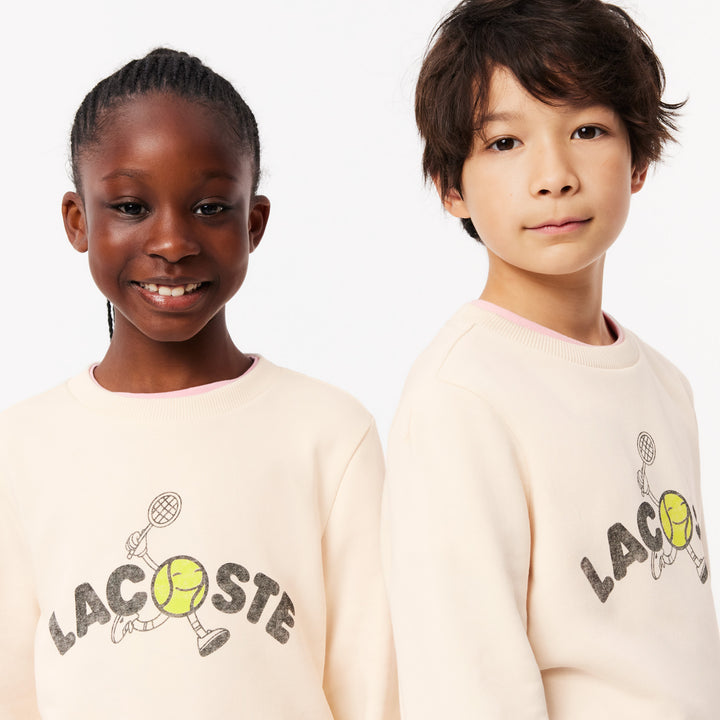 Lacoste Kids' Printed Crew Neck Sweatshirt