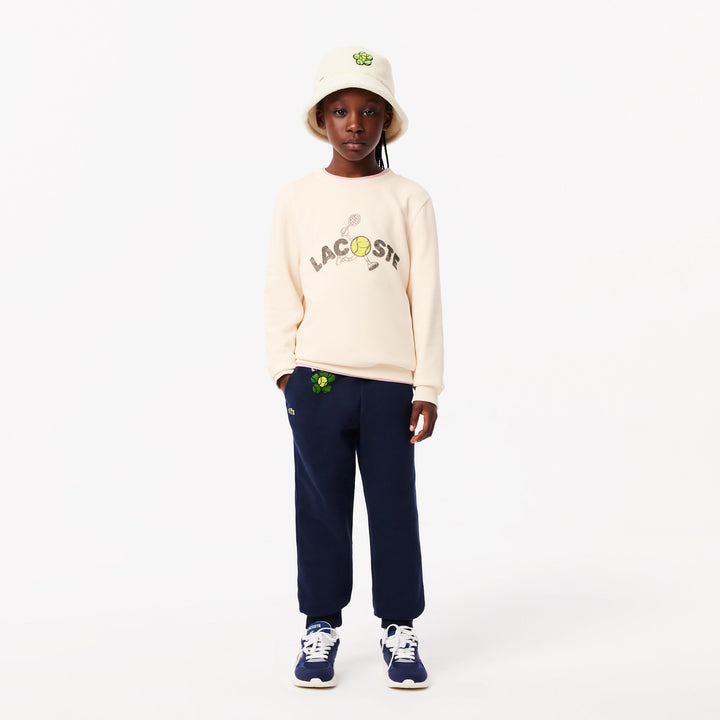Lacoste Kids' Printed Crew Neck Sweatshirt