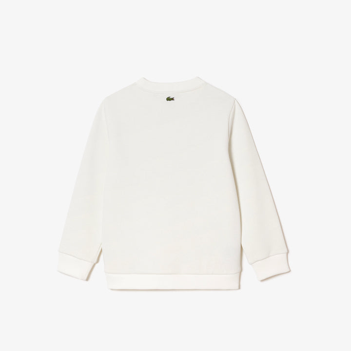 Lacoste Kids' Fleece Crew Neck Print Sweatshirt