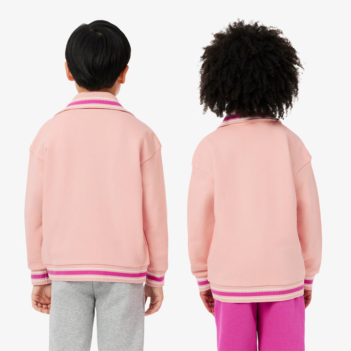 Lacoste Kids' Button-Down Fleece Sweatshirt