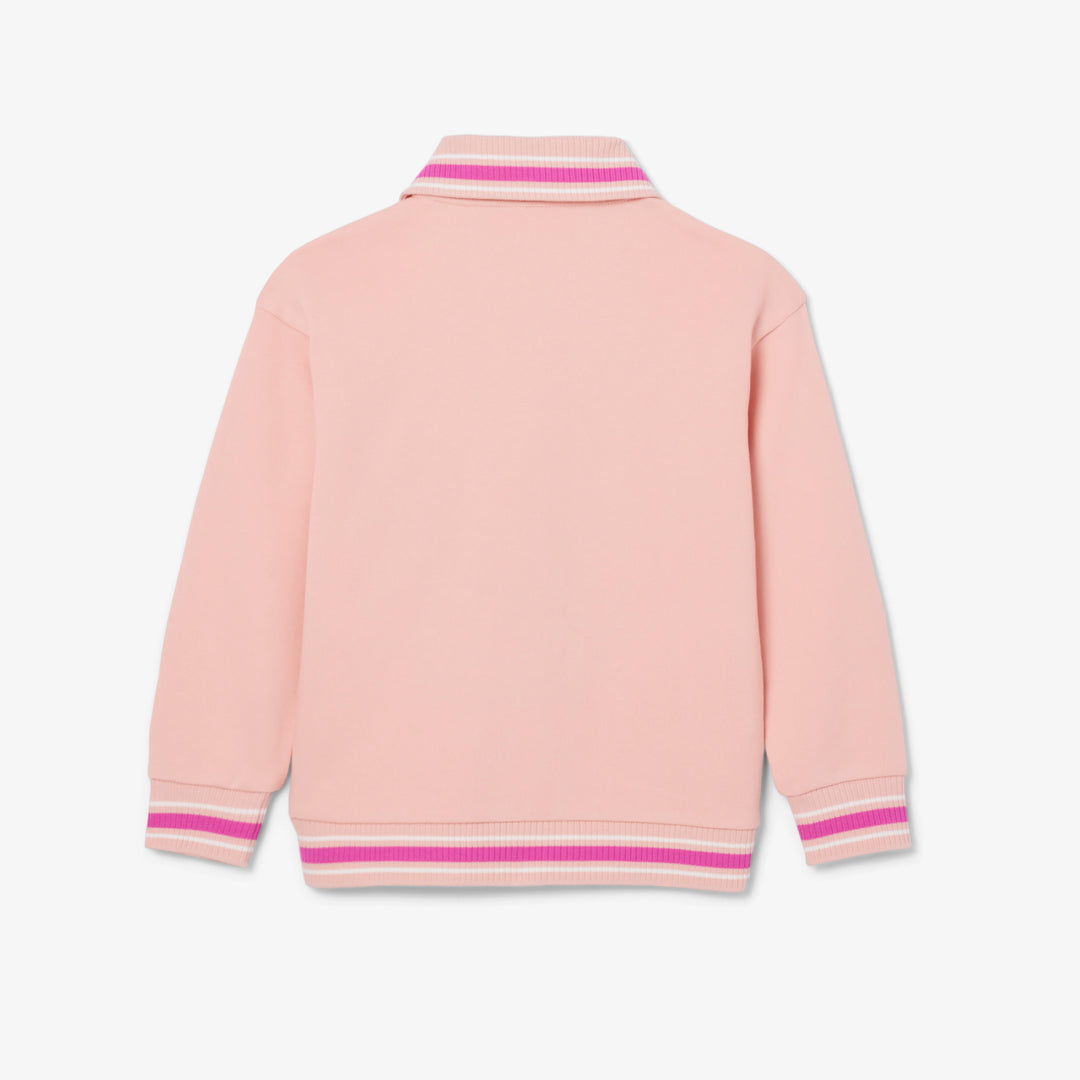 Lacoste Kids' Button-Down Fleece Sweatshirt