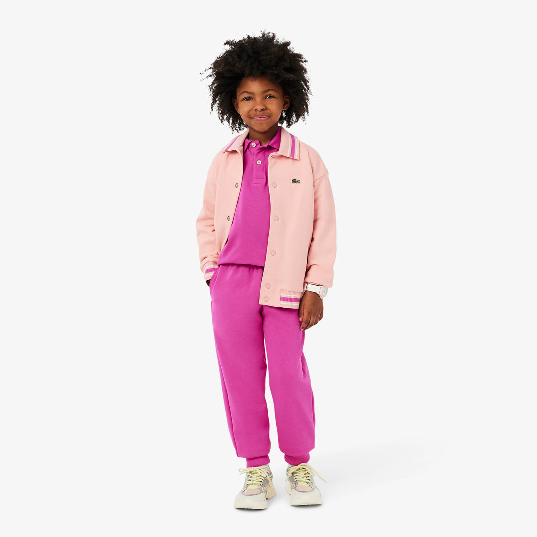 Lacoste Kids' Button-Down Fleece Sweatshirt