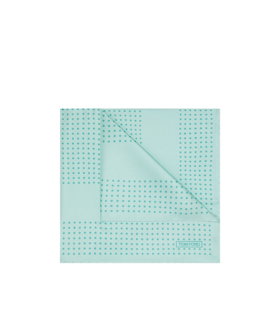TOM FORD FRAMED POLKA DOT POCKET SQUARE