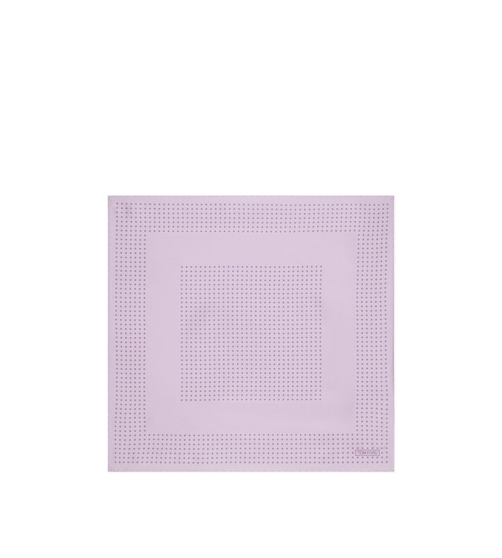 TOM FORD FRAMED POLKA DOT POCKET SQUARE