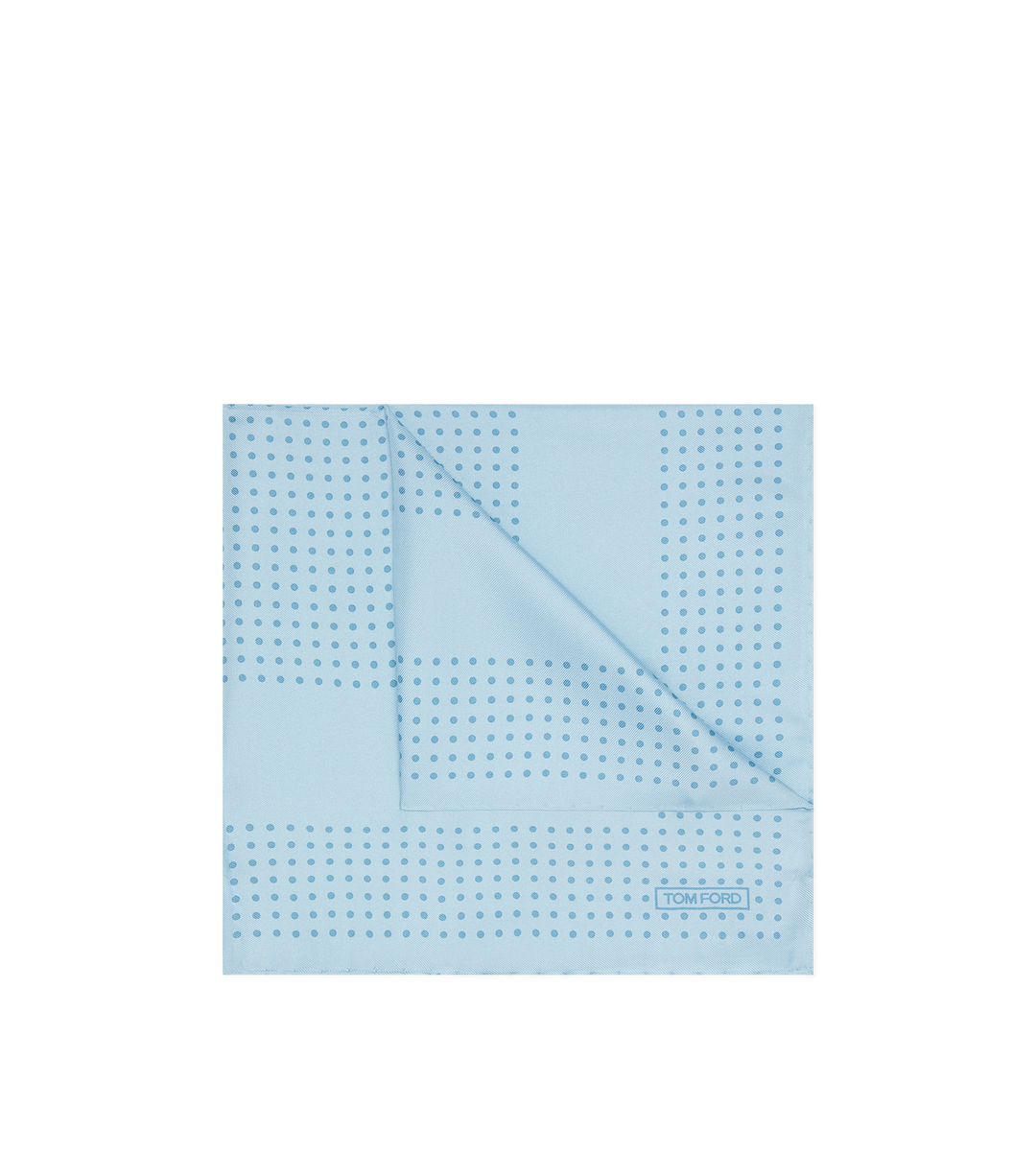 TOM FORD FRAMED POLKA DOT POCKET SQUARE