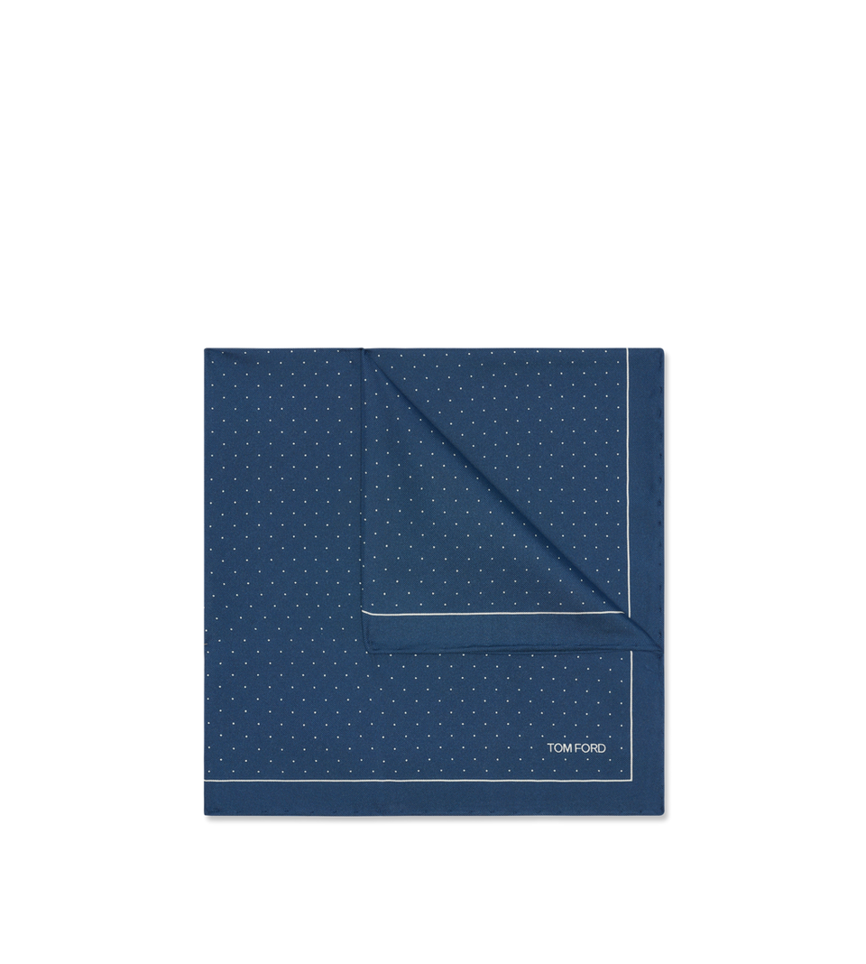 TOM FORD POLKA DOT POCKET SQUARE