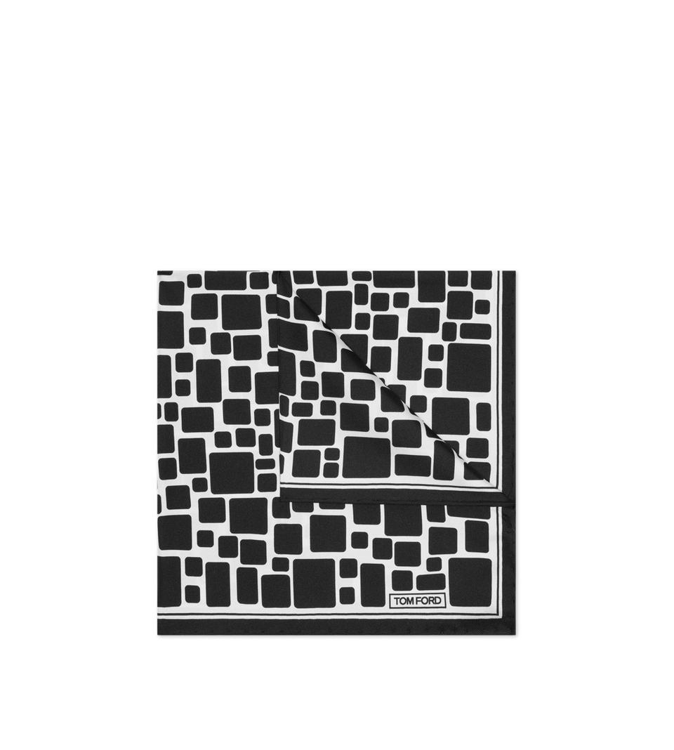 TOM FORD SQUARES FRAME POCKET SQUARE