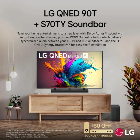 LG S70TY S70TY LG Soundbar for TV with Dolby Atmos® 3.1.1 channel