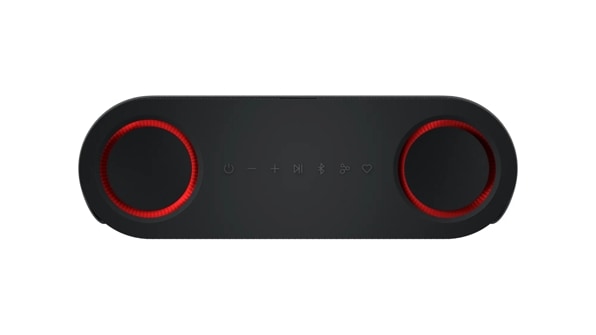 LG BOUNCEC.AUSAWBK LG xboom Bounce Core | Bluetooth Speaker | xboom Signature Sound by will.i.am with Dual Passive Radiators