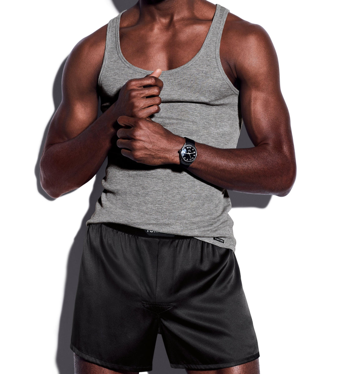 TOM FORD COTTON MODAL RIB TANK