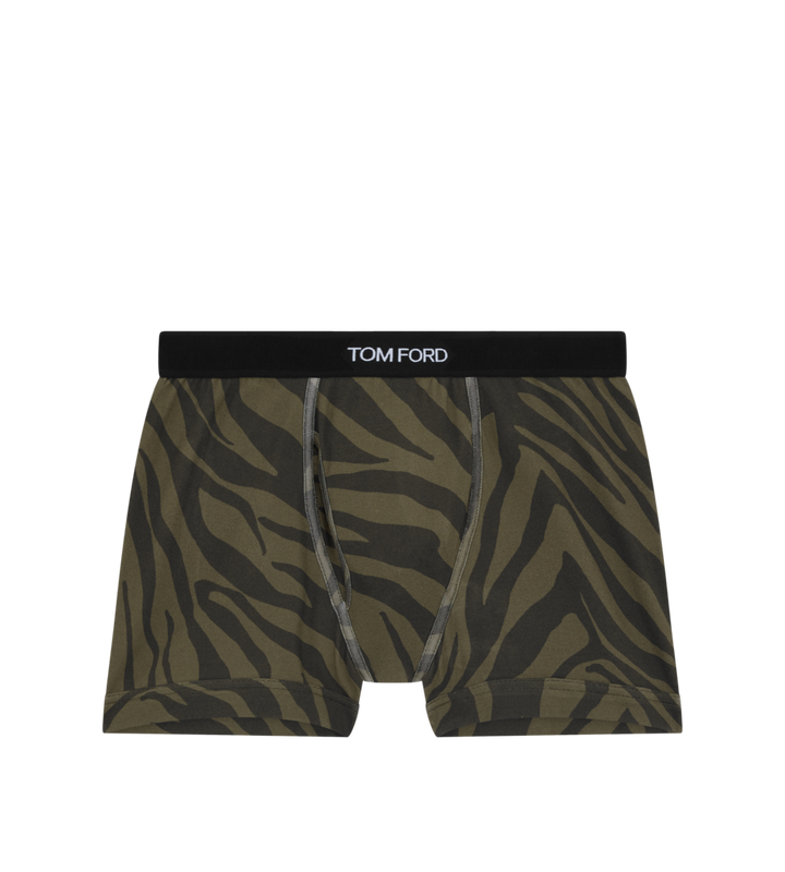 TOM FORD ZEBRA COTTON BOXER BRIEFS