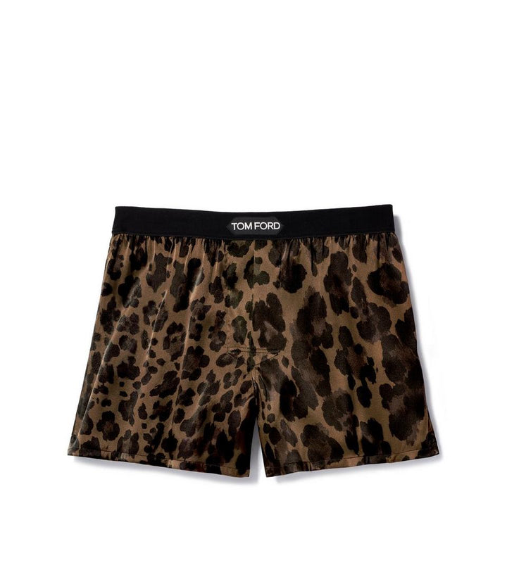 TOM FORD LEOPARD SILK BOXERS
