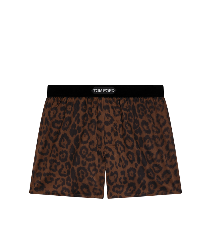 TOM FORD CHEETAH SILK BOXERS