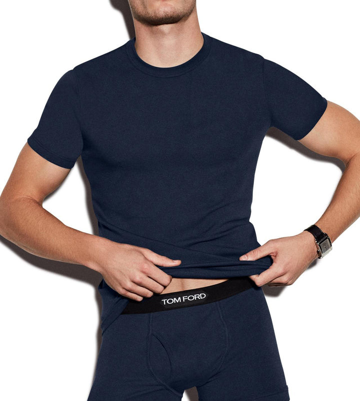 Tom Ford COTTON CREWNECK T-SHIRT