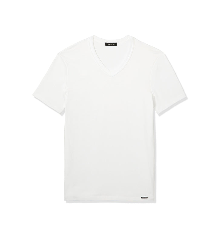 TOM FORD COTTON V-NECK T-SHIRT