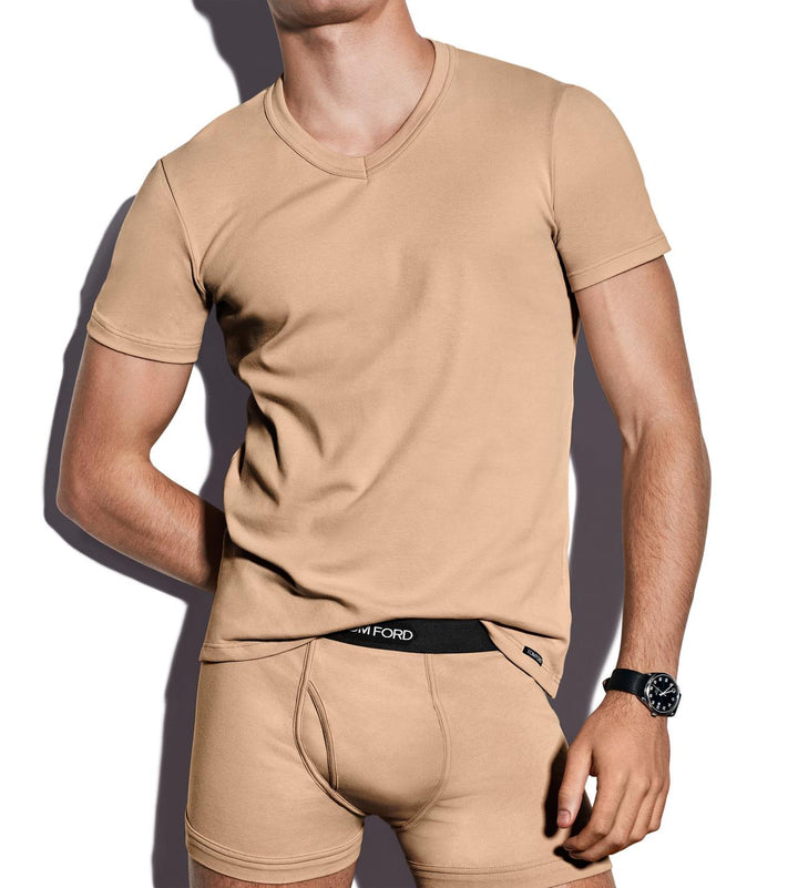 Tom Ford COTTON V-NECK T-SHIRT