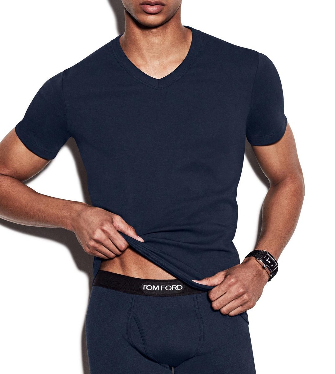 Tom Ford COTTON V-NECK T-SHIRT
