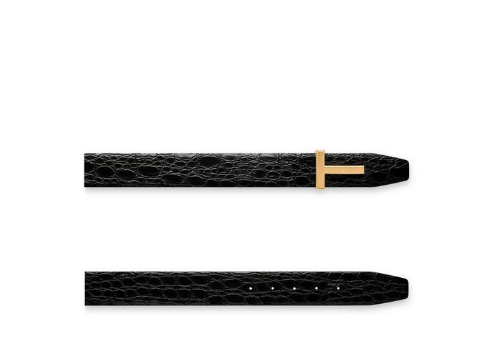 TOM FORD CROCODILE T ICON BELT