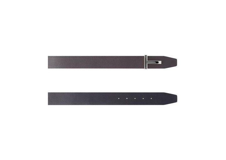 TOM FORD GRAIN LEATHER T ICON BELT