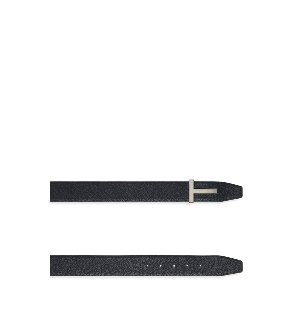 TOM FORD GRAIN LEATHER T ICON BELT