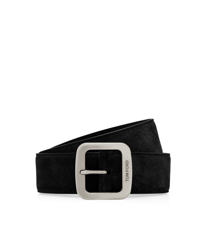 TOM FORD SUEDE SQUARE BELT