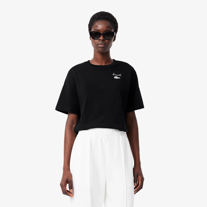 Lacoste Women's Cotton Logo T-Shirt