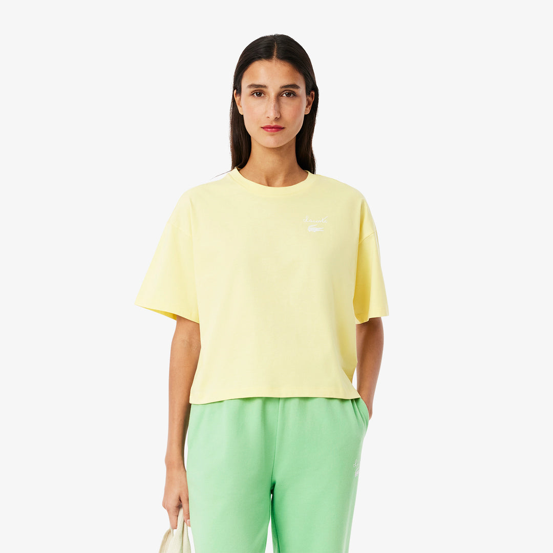 Lacoste Women's Cotton Logo T-Shirt