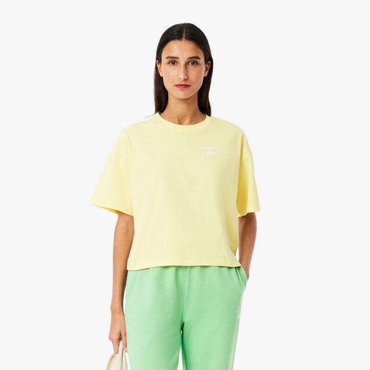 Lacoste Women's Cotton Logo T-Shirt