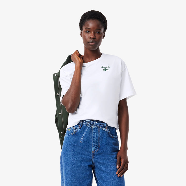 Lacoste Women's Cotton Logo T-Shirt