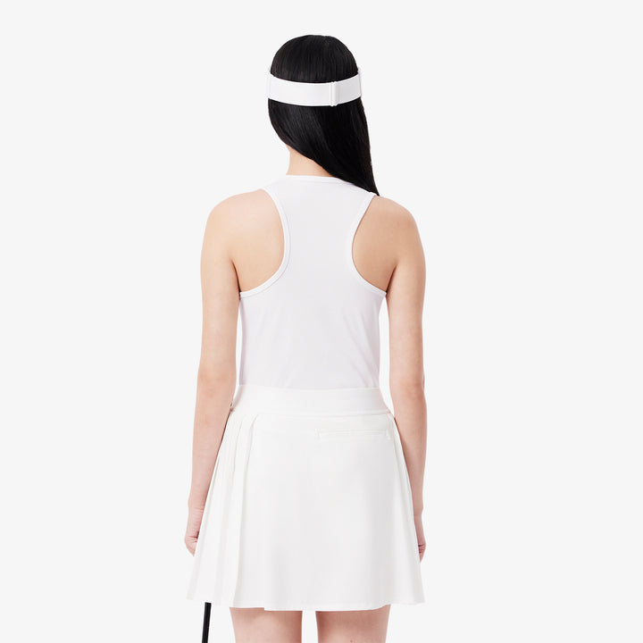 Lacoste Women's Ultra Dry Rib Knit Tank