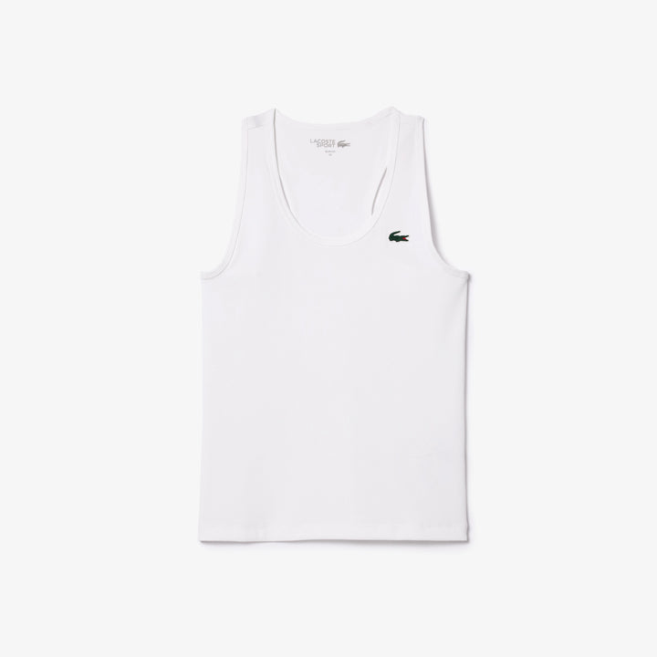 Lacoste Women's Ultra Dry Rib Knit Tank