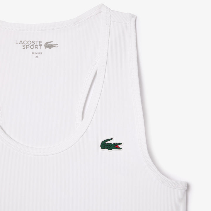 Lacoste Women's Ultra Dry Rib Knit Tank