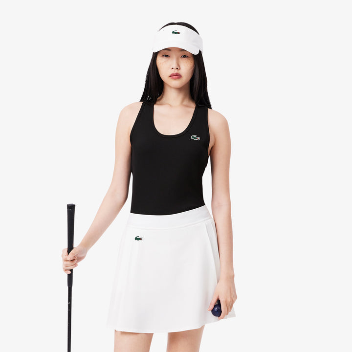 Lacoste Women's Ultra Dry Rib Knit Tank