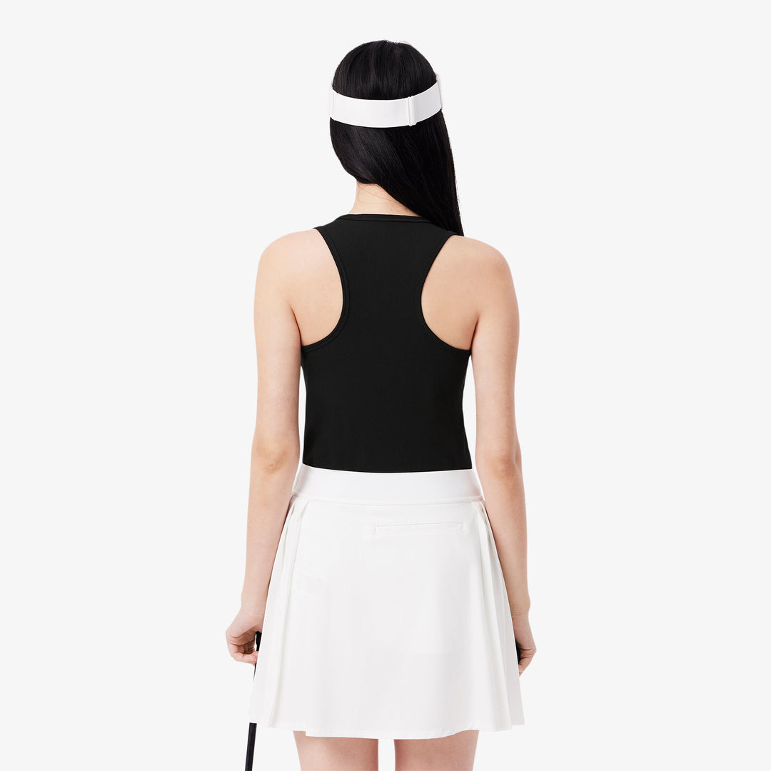 Lacoste Women's Ultra Dry Rib Knit Tank