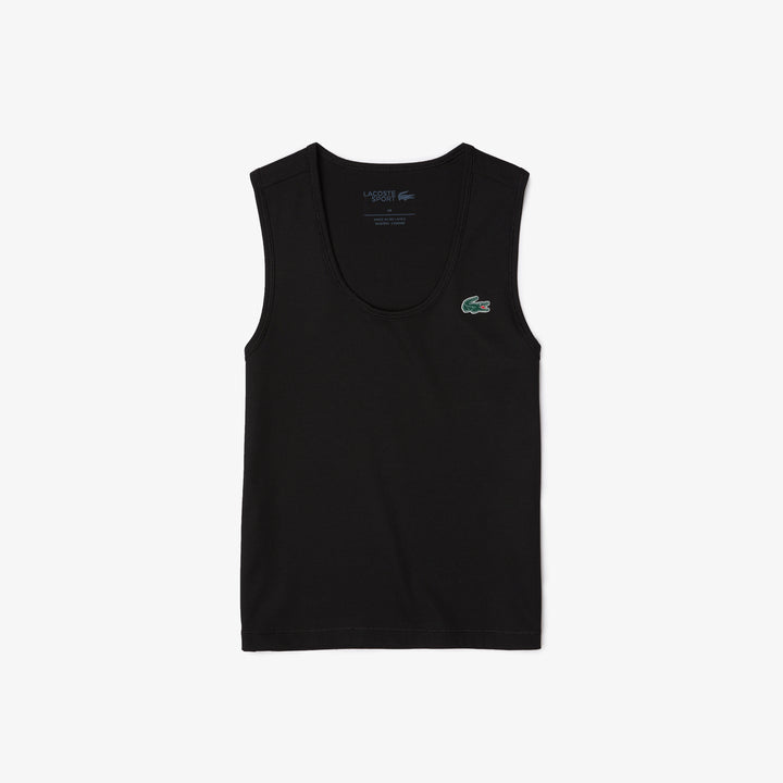 Lacoste Women's Ultra Dry Rib Knit Tank
