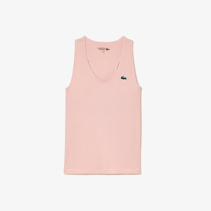 Lacoste Women's Ultra Dry Rib Knit Tank