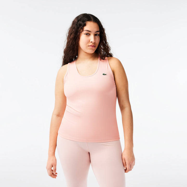 Lacoste Women's Ultra Dry Rib Knit Tank