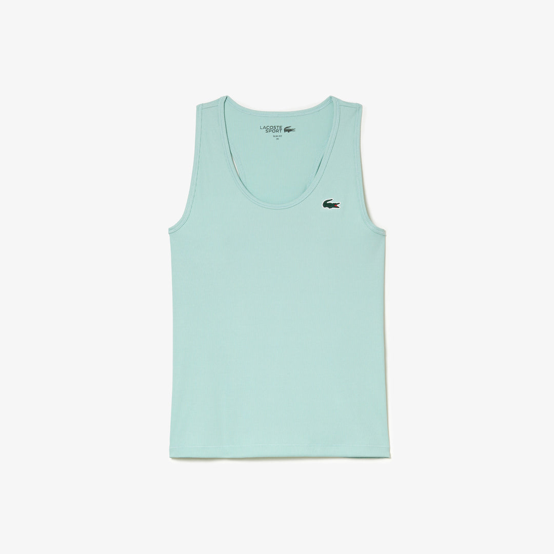 Lacoste Women's Ultra Dry Rib Knit Tank