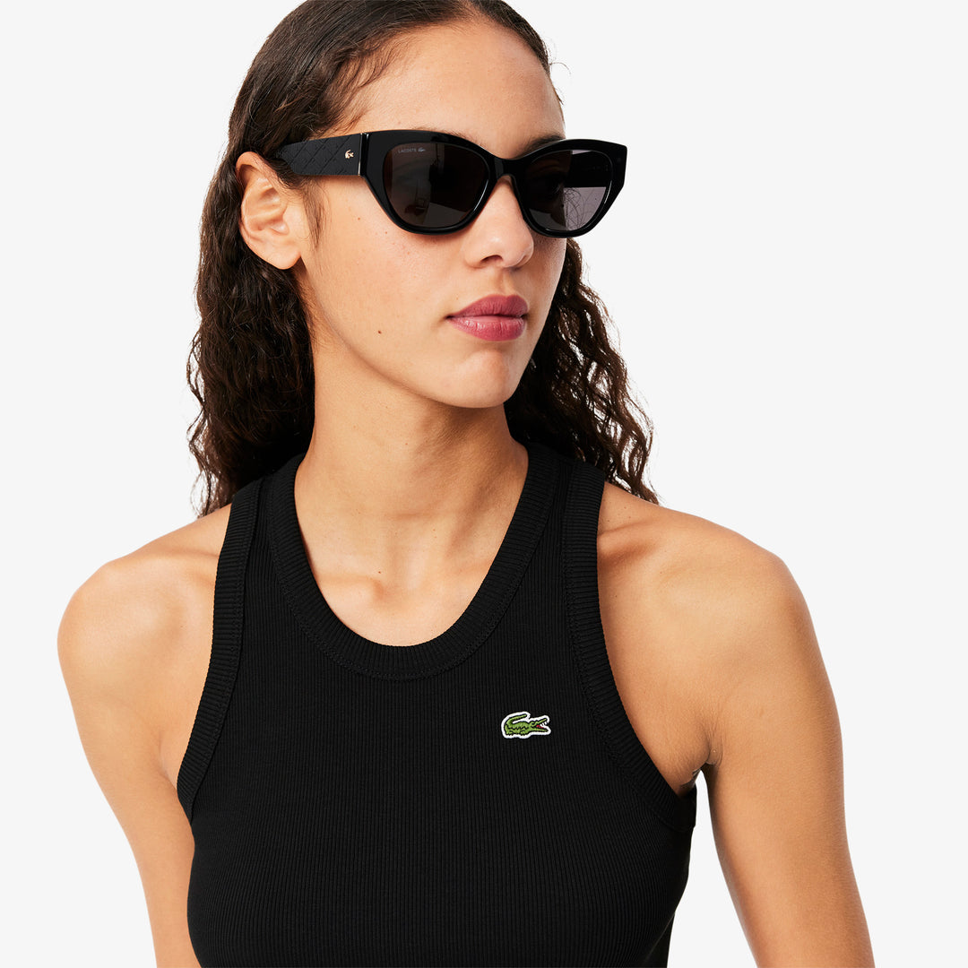 Lacoste Women's Slim Fit Cotton Tank Top