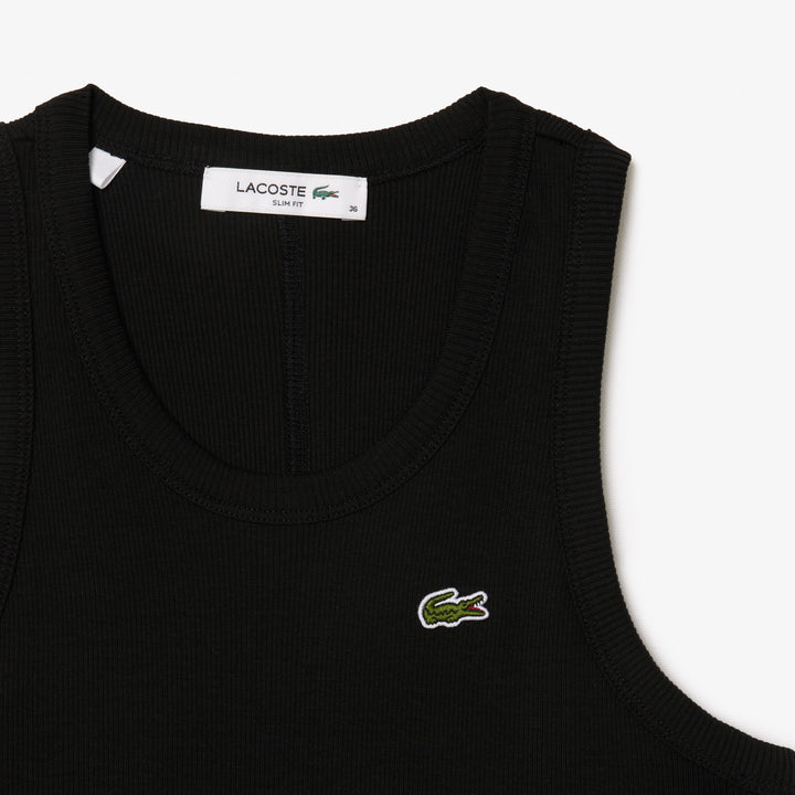 Lacoste Women's Slim Fit Cotton Tank Top