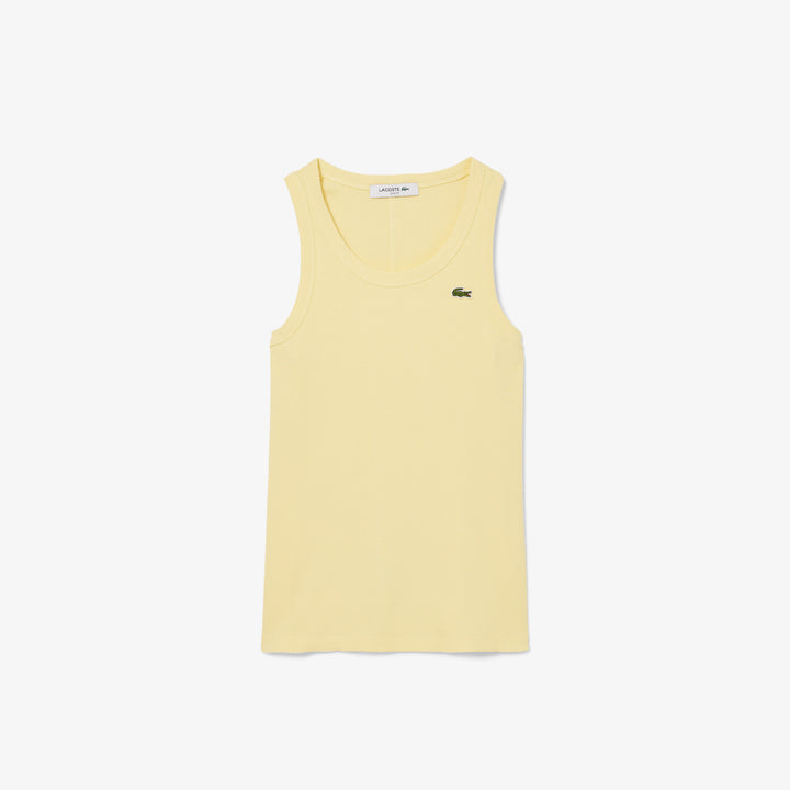 Lacoste Women's Slim Fit Cotton Tank Top