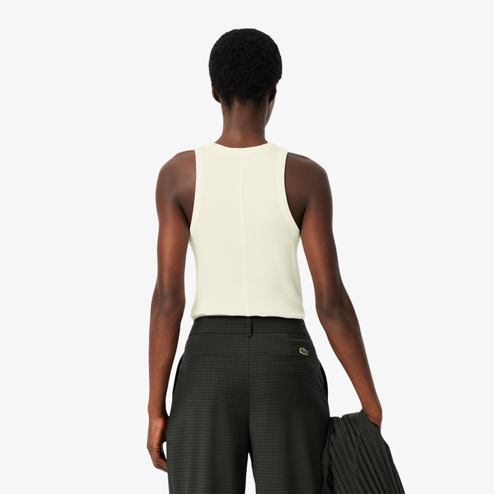 Lacoste Women's Slim Fit Cotton Tank Top