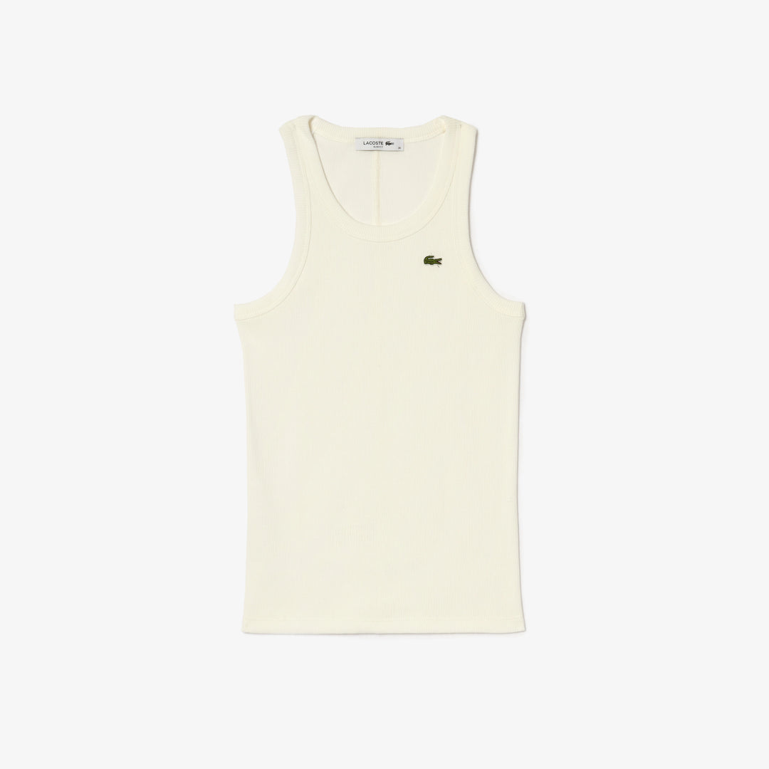 Lacoste Women's Slim Fit Cotton Tank Top