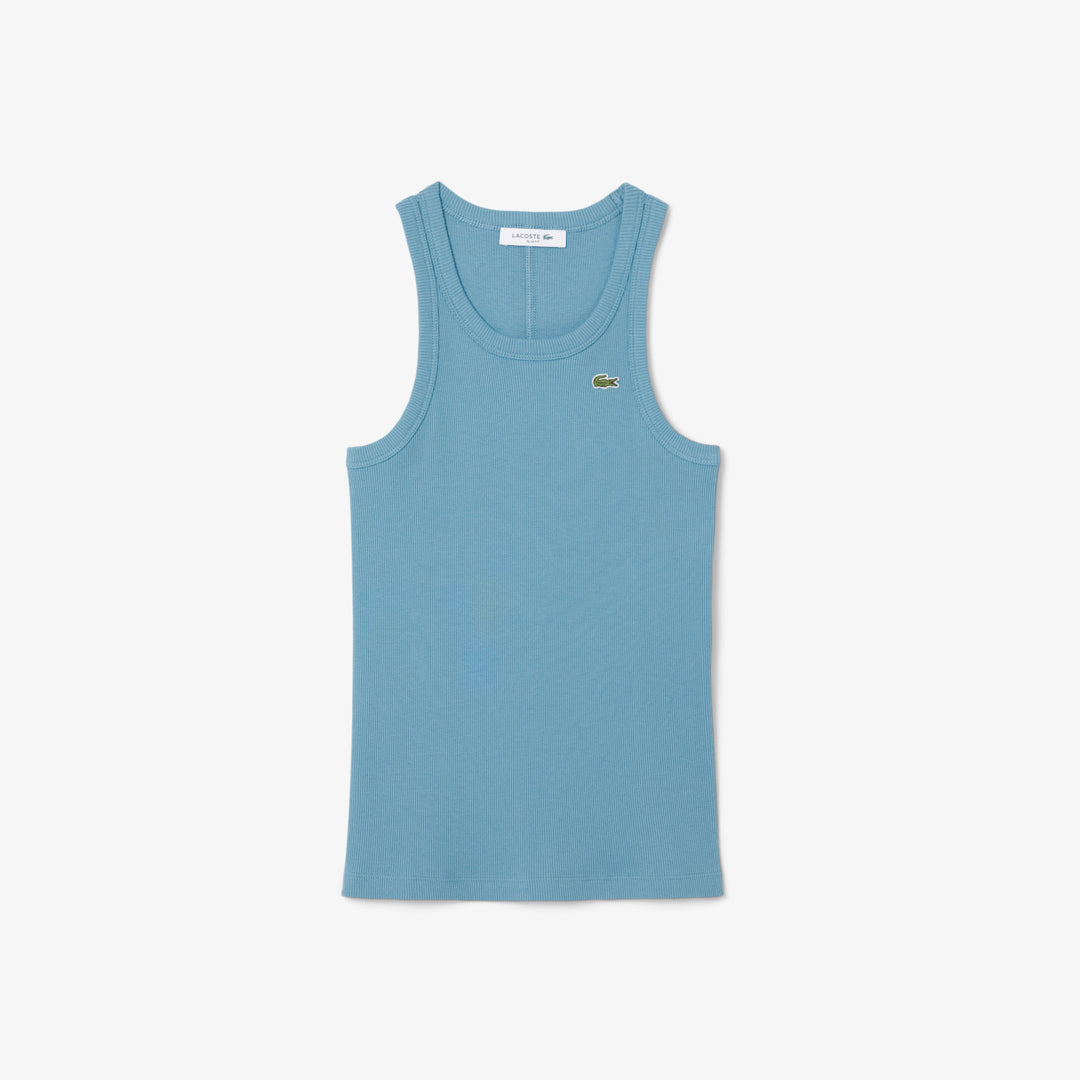 Lacoste Women's Slim Fit Cotton Tank Top