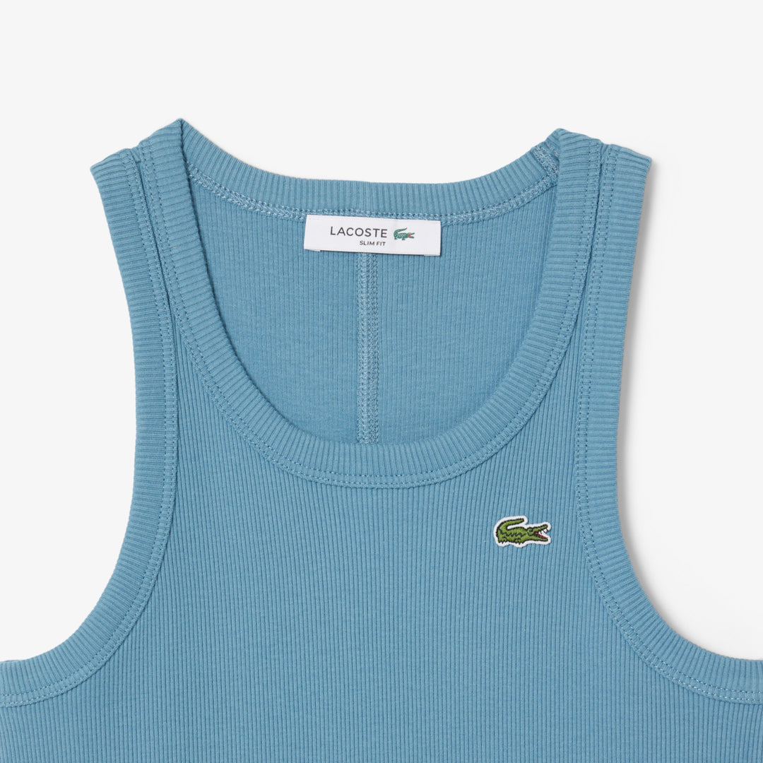 Lacoste Women's Slim Fit Cotton Tank Top