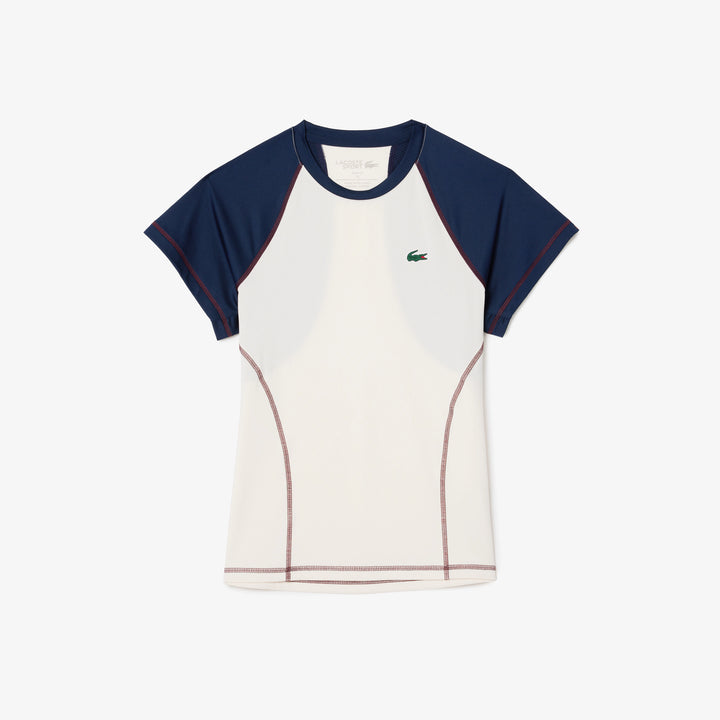 Lacoste Women's Slim Fit Ultra Dry Stretch Sport T-Shirt